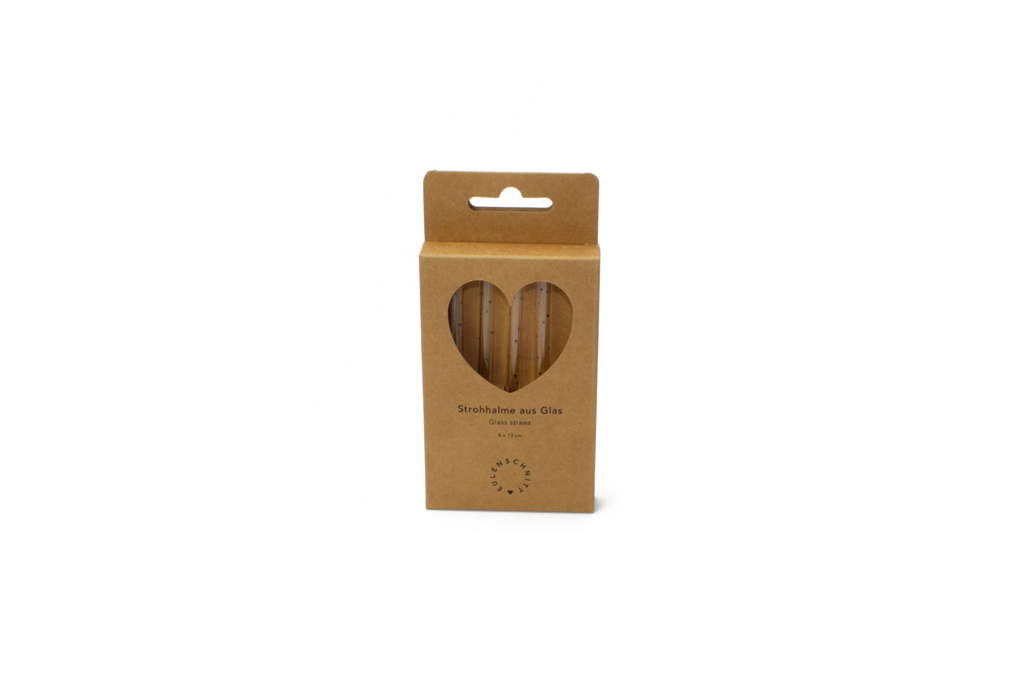 Set de 4 pailles en verre