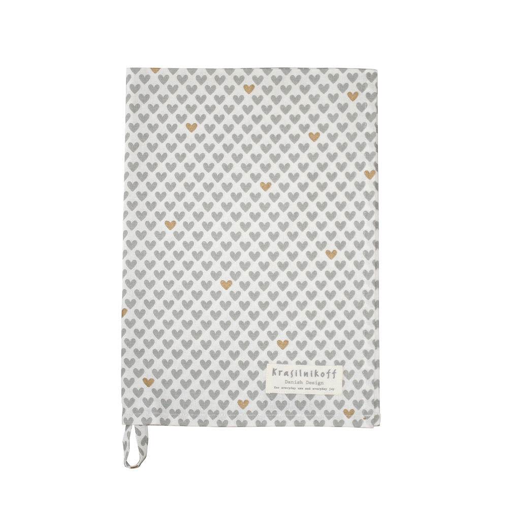 Tea towel "Happy Hearts"