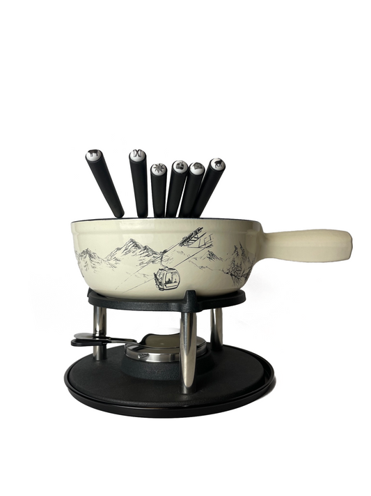 Set à fondue " Fromage d'alpage"