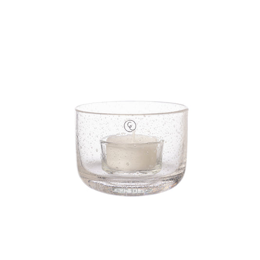 Photophore en verre Bubbles